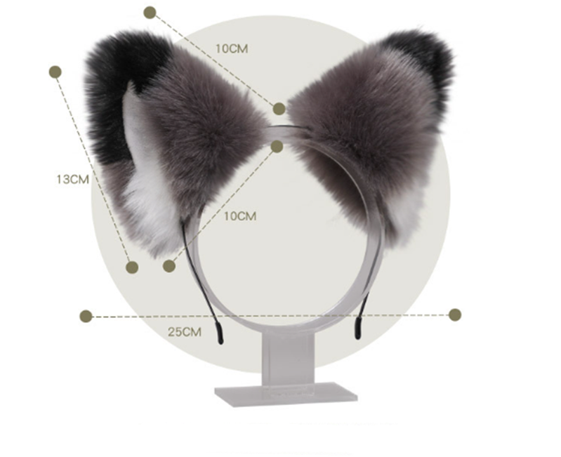 Handmade Cute Plush Lorita Beast Ear Hairband