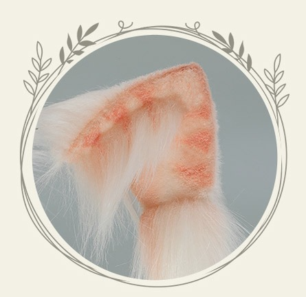 Simulated Fluffy Cat Ears Hairband Tails Furry Accessories