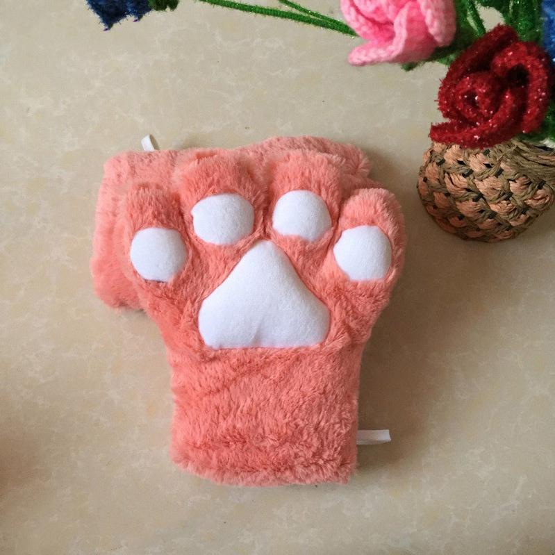 Japanese Style Cute Plush Cat Performance Paw Set Multicolors