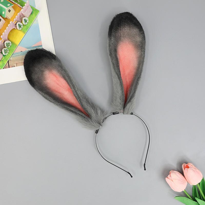 Realistic Animal Ears Hair Accessories Cute Bunny Ear Headband