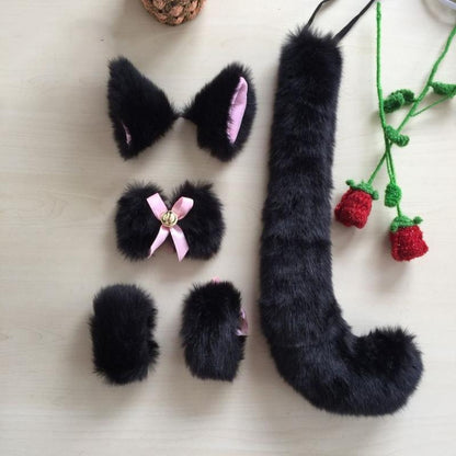 Five Piece Set Kawaii Fox Ear Fox Tail