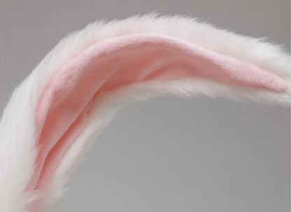 Adjustable Long Rabbit Ears Headband - Cute Bunny Kigurumi Accessory