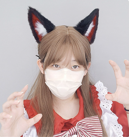 Arknights Texas Wolf Animal Ears Tail Cos Props