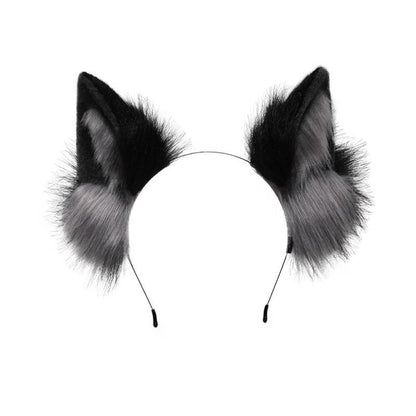 Simulated Animal Ear Headband Wolf Ears Kigurumi Accessory 20628:285346