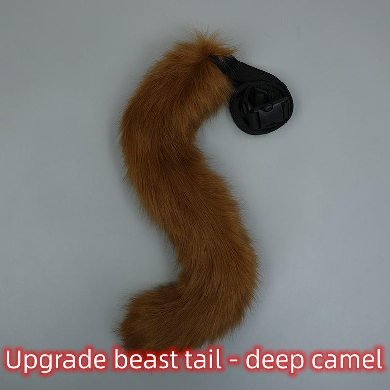 Handmade Lolita Simulation Upgrade Beasttail Plush Accessory