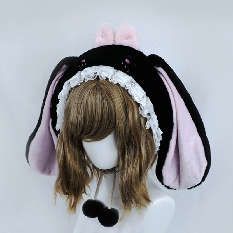 Dropped Ears Rabbit Hat Furry Accessory Lolita Style Hat