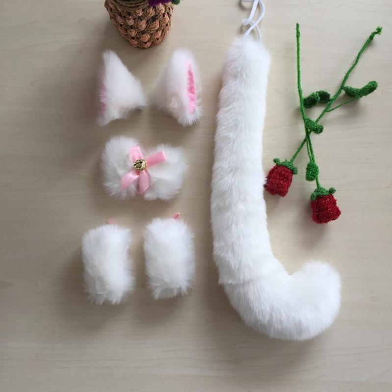 Five Piece Set Kawaii Fox Ear Fox Tail