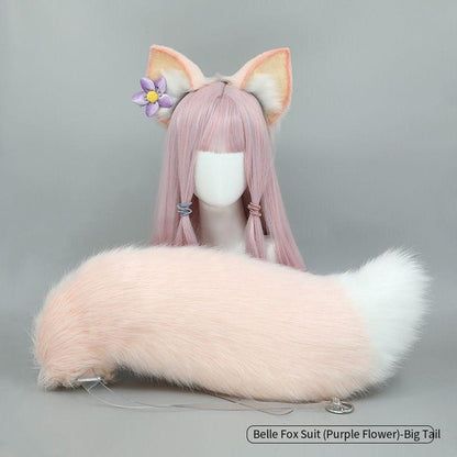 Lovely LinaBell Fox Ears Plush Anime Hair Accessories