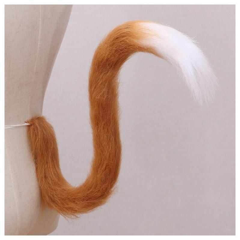 Handmade Kawaii Furry Cat Tail Animal Tail Cosplay Props