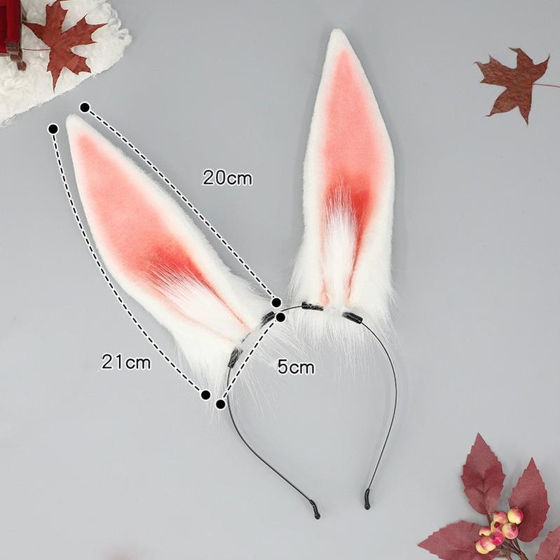 Realistic Animal Ears Bunny Headband Rabbit Ear Hairband KC Accessory