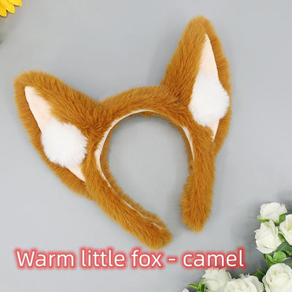 Kigurumi Accessories Lovely Plush Ball Fox Ear Hoop