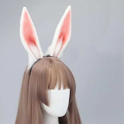 Realistic Animal Ears Bunny Headband Rabbit Ear Hairband KC Accessory