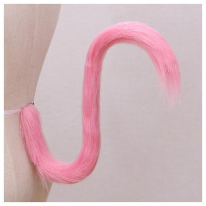 Handmade Kawaii Furry Cat Tail Animal Tail Cosplay Props