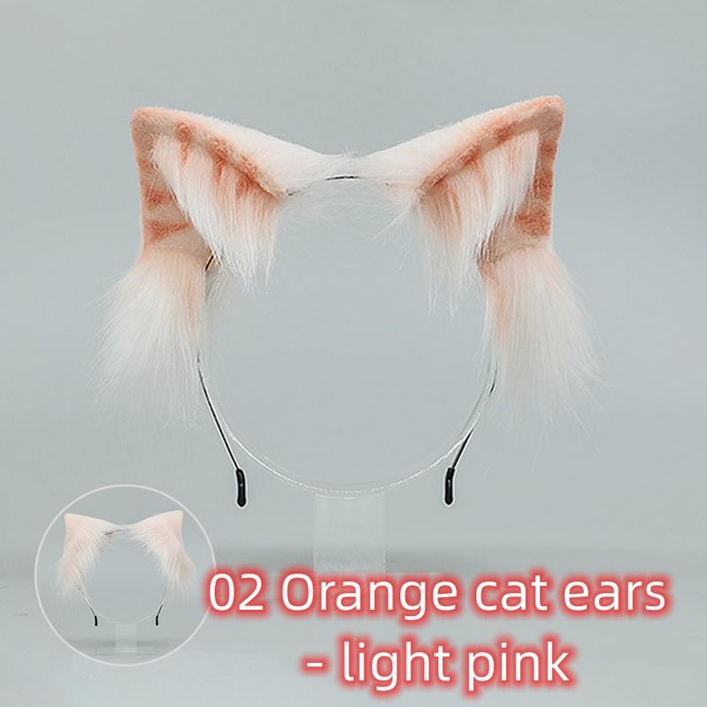 Japanese Style Handmade Simulated Cat Ear Multi-color Hairband