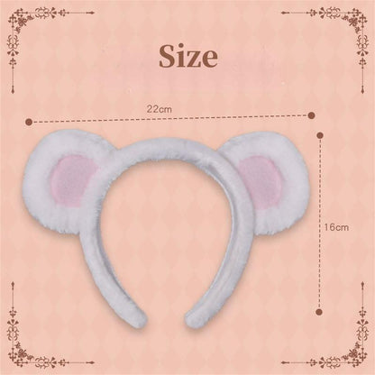 Japanese Style Cute Plush Bear Ears Kigurumi Accessories