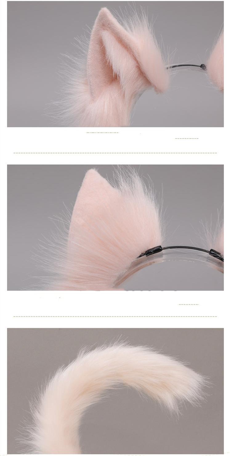 Cat Ears Animal Tail Accessories Kigurumi Headdresses