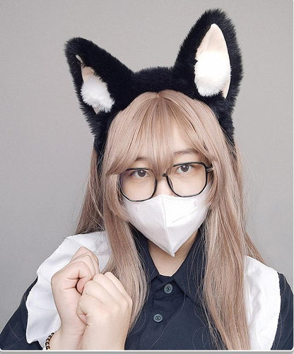 Kigurumi Accessories Lovely Plush Ball Fox Ear Hoop