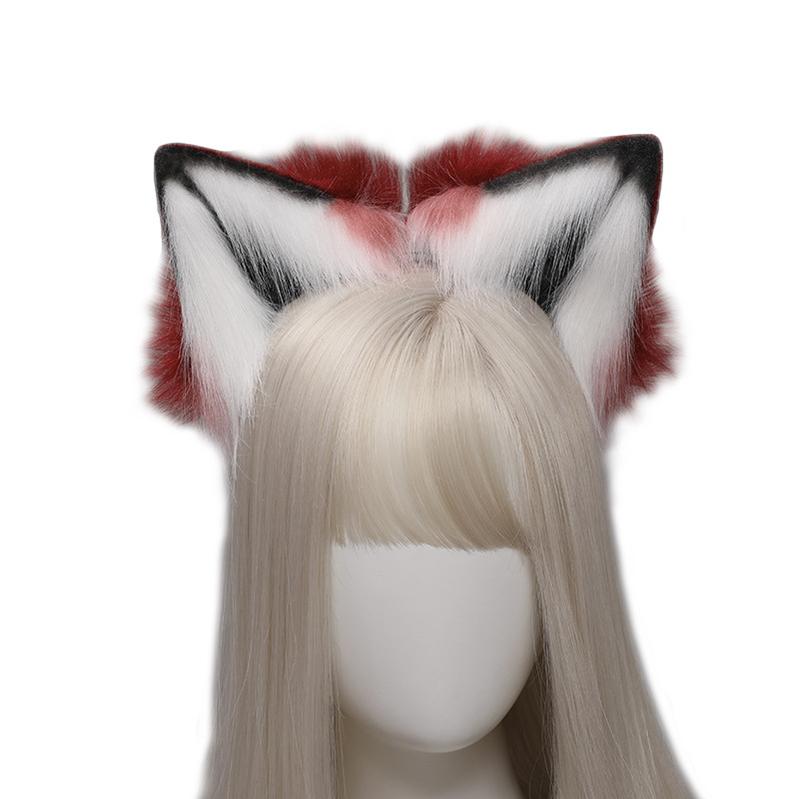 Wolf King Fenrir Plush Ears Tail Suit Kigurumi Accessory 20626:285300