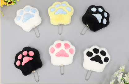 Handmade Cat Claws Keychain Pendant Toy Kawaii Accessories