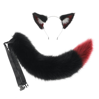 Arknights Texas Wolf Animal Ears Tail Cos Props