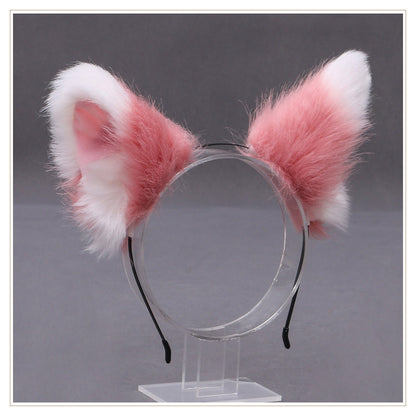 Lovely Cochlear Fox Hairband Plush Animal Ears Hair Accessories