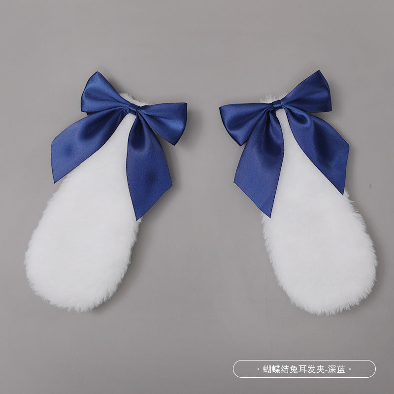 Kigurumi Lovely Girl Bow Rabbit Ears Hair Clip Headdress