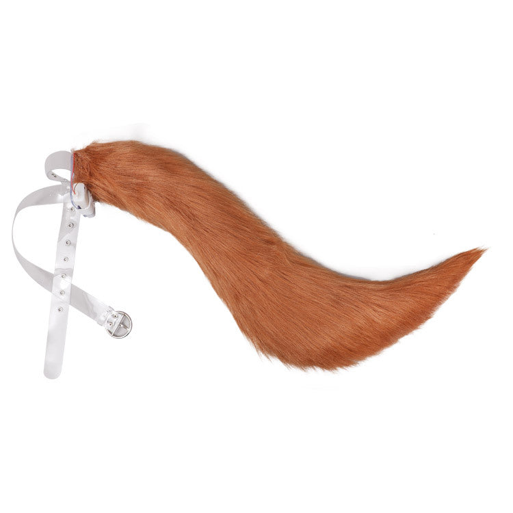 Handmade Furry Electric Fox Tail Cute Waist Accessory