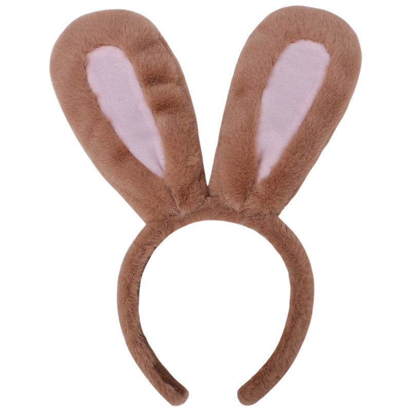 JK Uniform Rabbit Ears Hair Hoop Furry Cos Accessories