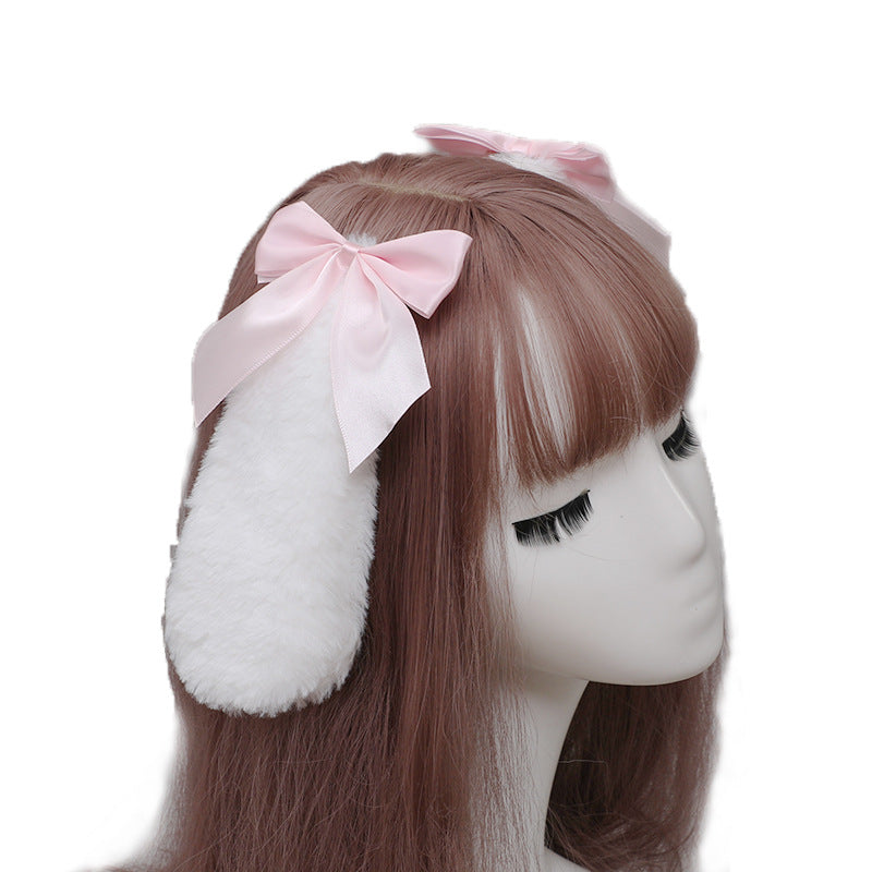 Kigurumi Lovely Girl Bow Rabbit Ears Hair Clip Headdress