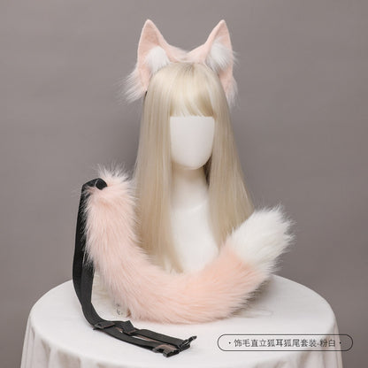 Live Performance Plush Fox Ears and Tail Accessories Set