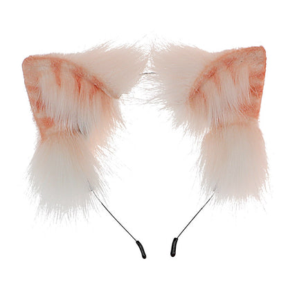 Japanese Style Handmade Simulated Cat Ear Multi-color Hairband