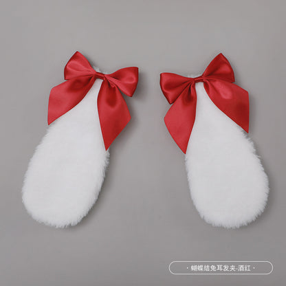 Kigurumi Lovely Girl Bow Rabbit Ears Hair Clip Headdress