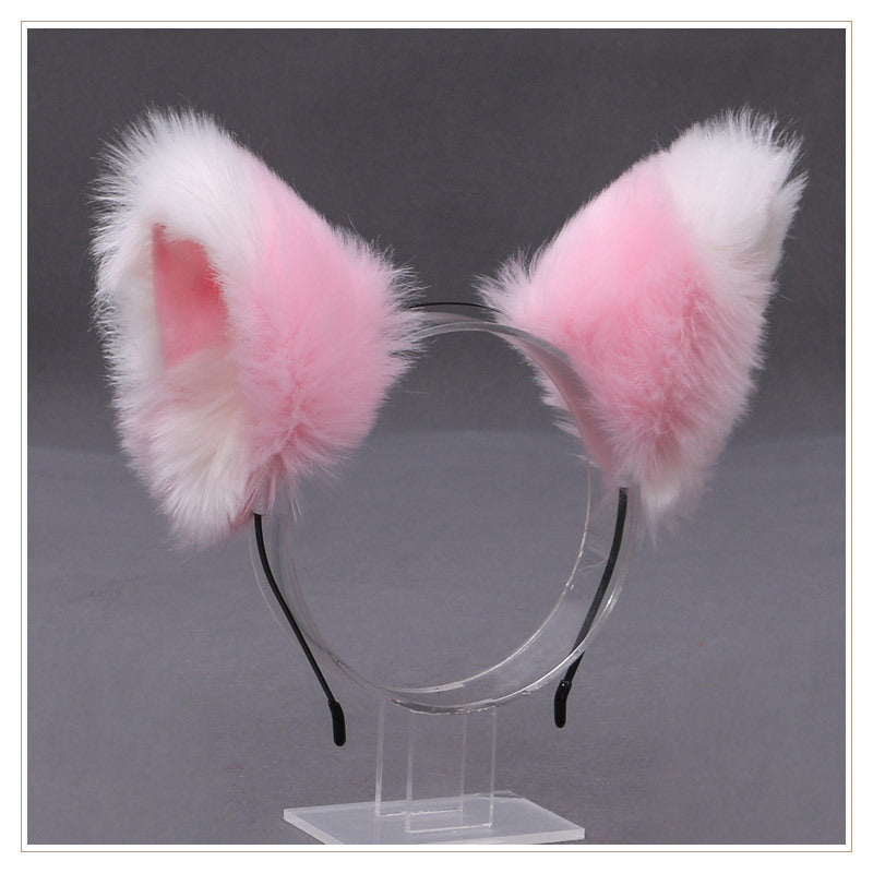 Lovely Cochlear Fox Hairband Plush Animal Ears Hair Accessories