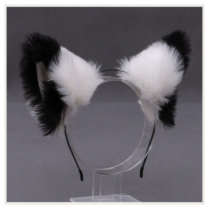 Lovely Cochlear Fox Hairband Plush Animal Ears Hair Accessories