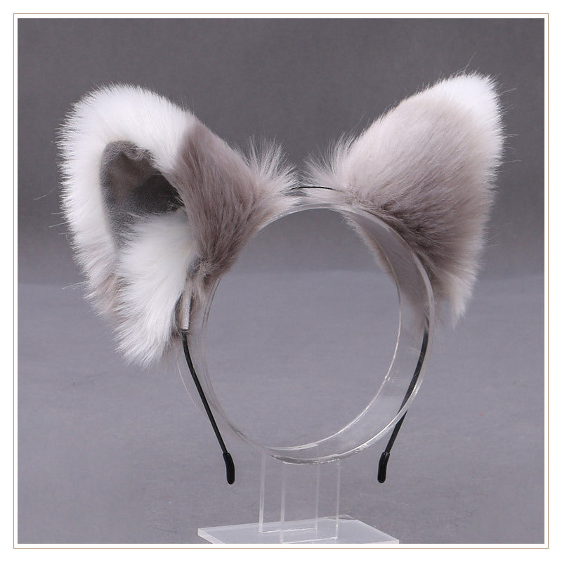 Lovely Cochlear Fox Hairband Plush Animal Ears Hair Accessories