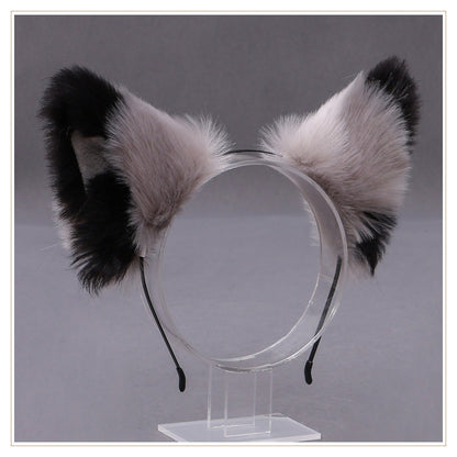 Lovely Cochlear Fox Hairband Plush Animal Ears Hair Accessories