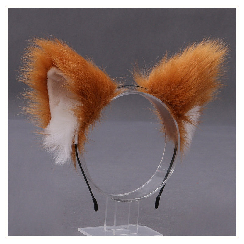 Lovely Cochlear Fox Hairband Plush Animal Ears Hair Accessories