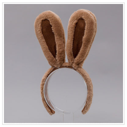 JK Uniform Rabbit Ears Hair Hoop Furry Cos Accessories