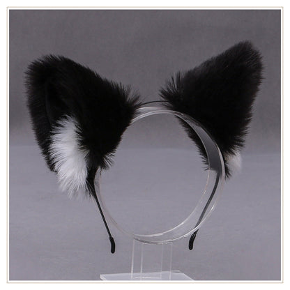 Lovely Cochlear Fox Hairband Plush Animal Ears Hair Accessories