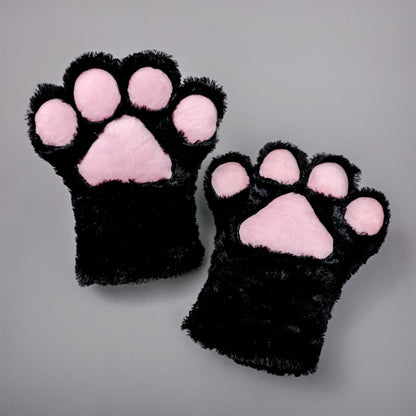 Japanese Style Cute Plush Cat Performance Paw Set Multicolors