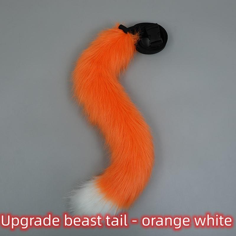 Handmade Lolita Simulation Upgrade Beasttail Plush Accessory