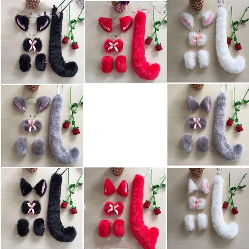 Five Piece Set Kawaii Fox Ear Fox Tail