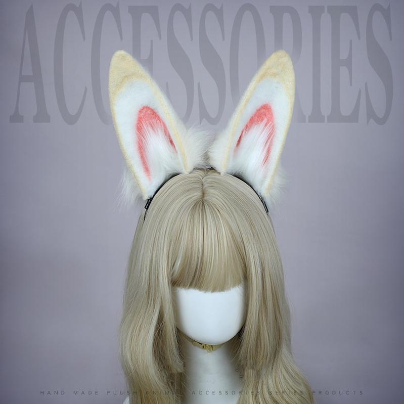 Realistic Rabbit Ears Hair Furry Cosplay Accessories 20592:284844