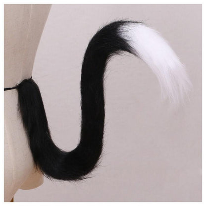 Handmade Kawaii Furry Cat Tail Animal Tail Cosplay Props