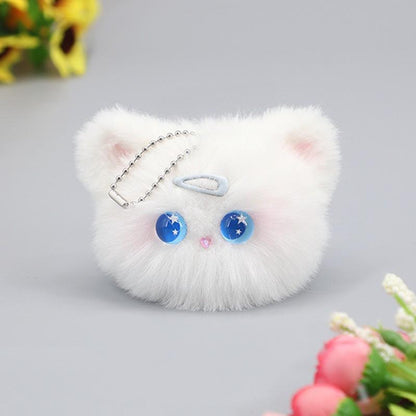 Handmade Lovely Soft Cat Ball Bag Pendant Key-chain Soft Accessories