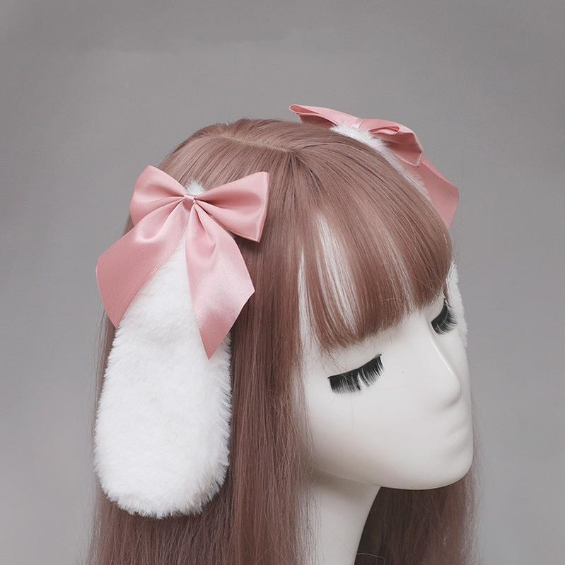 Kigurumi Lovely Girl Bow Rabbit Ears Hair Clip Headdress