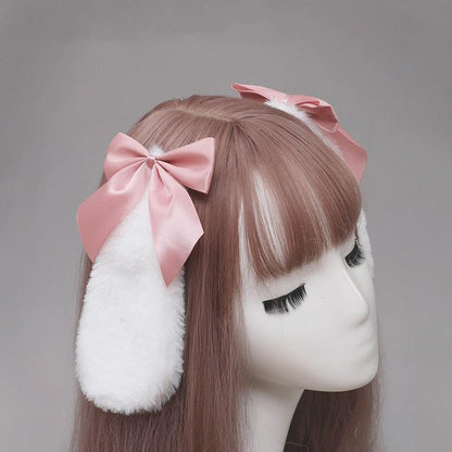 Kigurumi Lovely Girl Bow Rabbit Ears Hair Clip Headdress