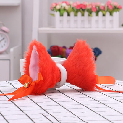 Lovely Plush Cat Ear Hairclip Fox Ear Cosplay Headdress