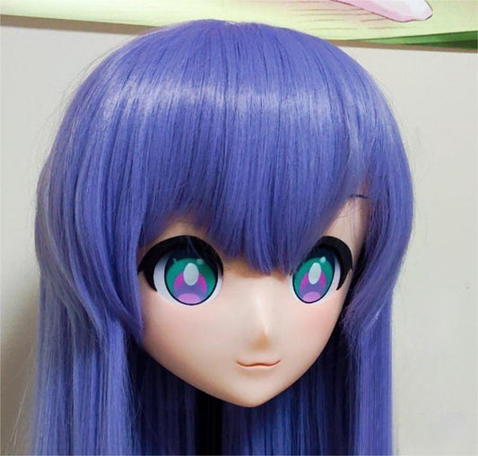 Purple Long Wig Female Kigurumi Mask (3) 19124:290268 (3) 19124:290268