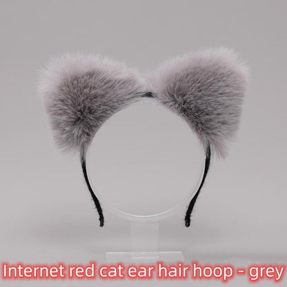 Cute Japanese Kawaii Plush Fox and Cat Ear JK Accessory